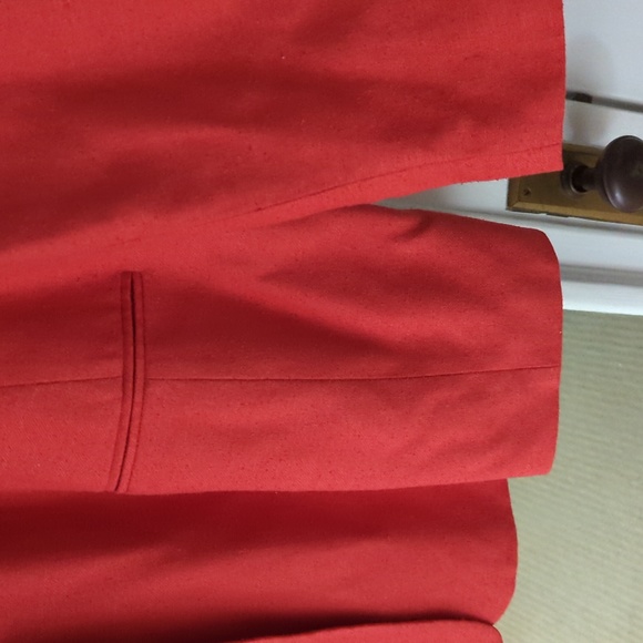 NWOT Nordstrom Coral Single Button Silk Blazer - Picture 2 of 6